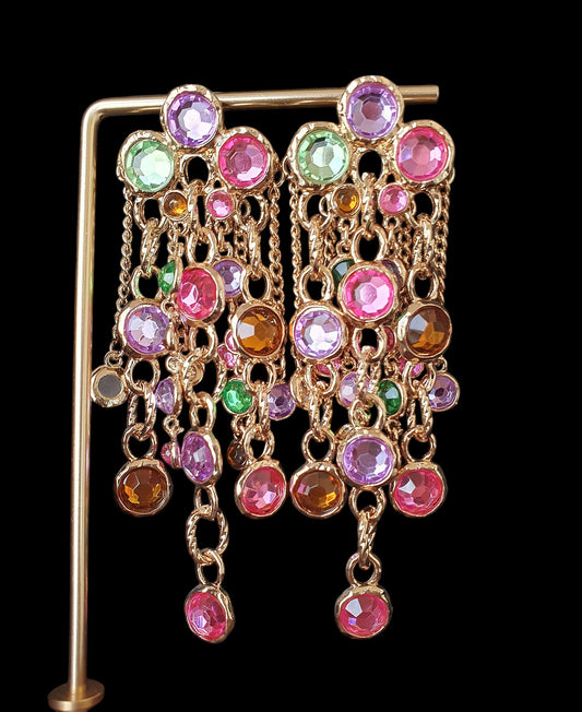 Pendientes Bohemios con cuentas.